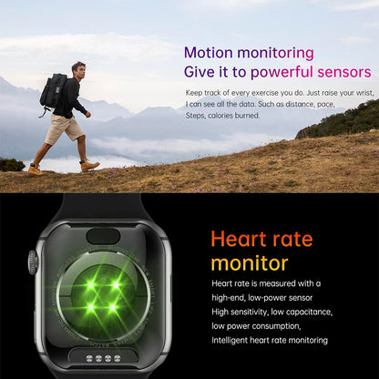 Rainbuvvy DM60 SIM Smart Watch Android8.1 Quad Core 4GB RAM 64GB ROM 2.02" IPS 4G LTE Wifi Sports Watch