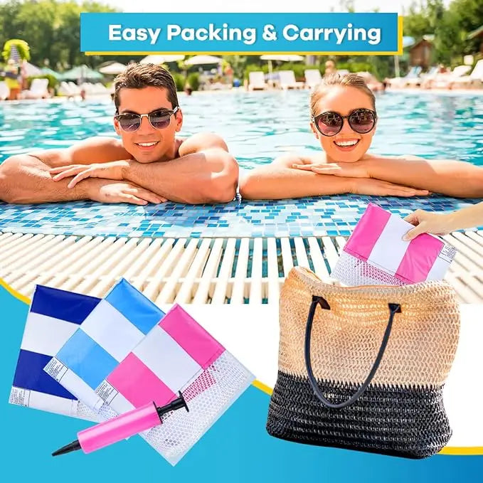 Water Hammock Recliner Inflatable Pool for Adults - Perfect for Pool Parties & Beach Fun,Party Water Rest Inflatable Seat