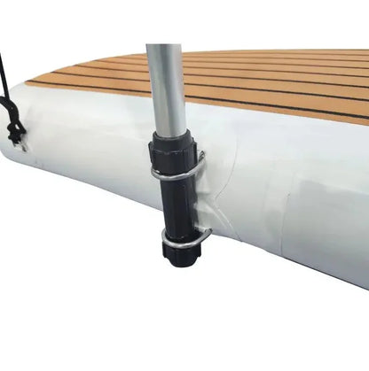 Portable Inflatable Air Dock Water Platform Swim Dock Mat Inflatable Floating Gangway Platform For Yacht Boat Pool Beach Ocean