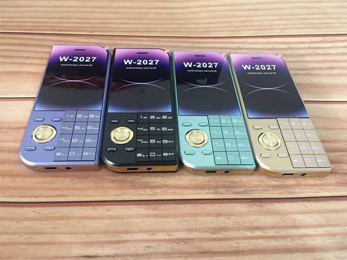 2025 New Push Button Mobile Phone 2.8' Three SIM 3SIM Bluetooth Flashlight MP3 Wireless FM Camera Vibration BigHorn CellPhone