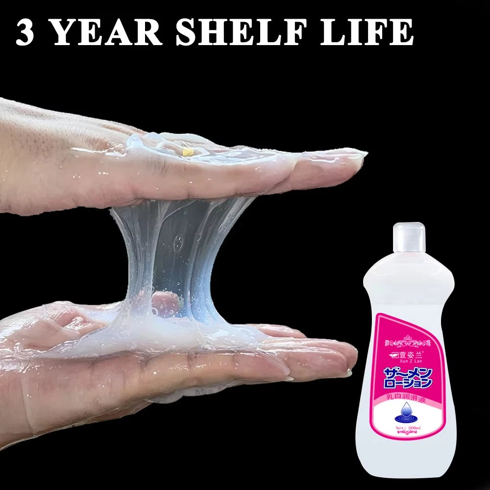 Adult Products  Aqueous Solution Lubricant Easy to Clean Colorless Odorless Safe and Healthy Gay Vaginal Anal Lubricant 500ML