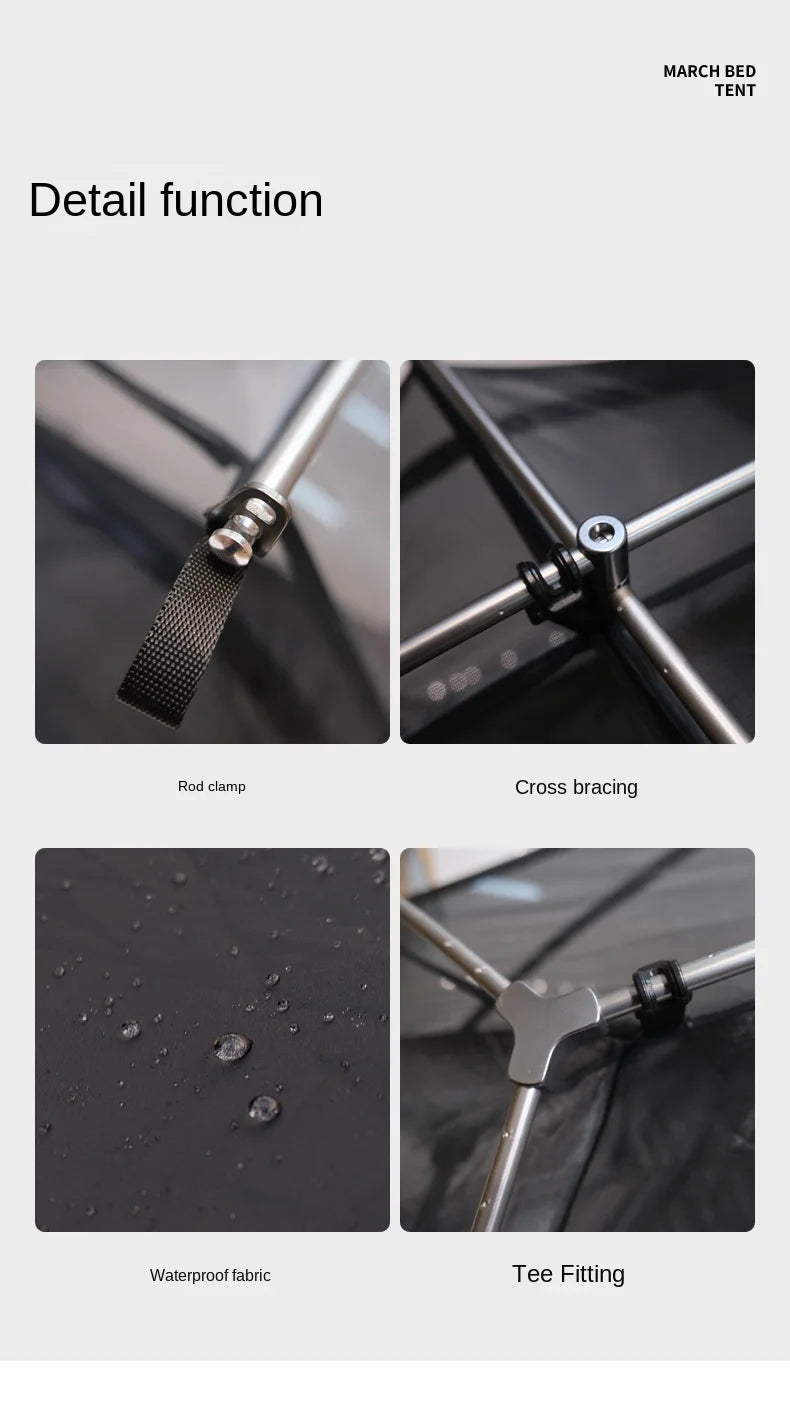 TARKA Camping Bed Tent Only Inner Tent Insect Prevention Mesh Tent Used For Camping Bed Wild Summer Hiking One Person Tent ﻿