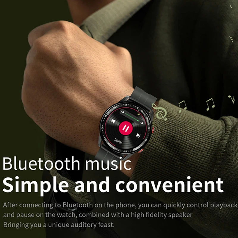 ECG+PPG Bluetooth Call Smart Watch Men Laser Health Blood Pressure Fitnes Sports Watches Man Sports Waterproof Smartwatch
