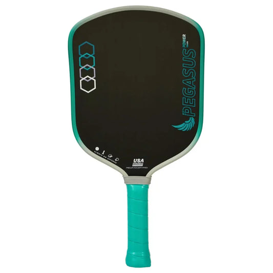 PEGASUS 16MM Pickleball Paddle, T700 Carbon Fiber Textured Surface, Polyer Honeycomb Core, Wide-body Paddle, Enhanced Power&Spin