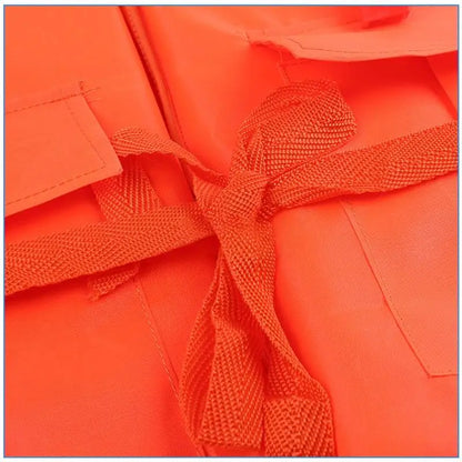 1Pcs Zipper Safety Life Jacket For Adult Flood Rescue Vest Emergency Flotation Device With Pockets Water Survival Safety Gear