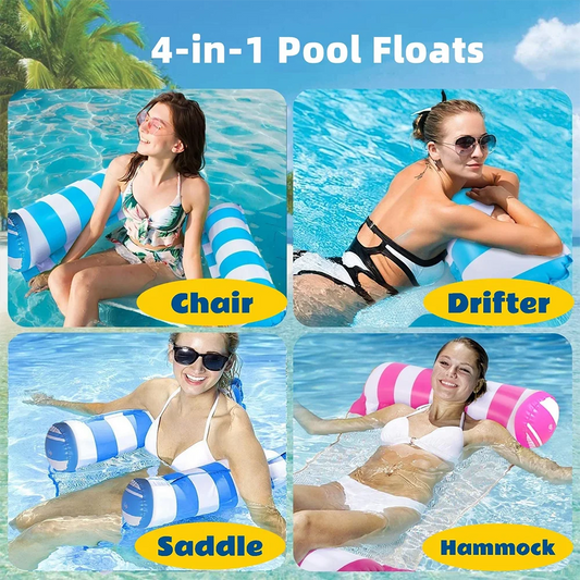 Summer Swim Inflatable Float Hammock floaties for adults Perfect for Poolside Lounging This Summer Water Play Accessories