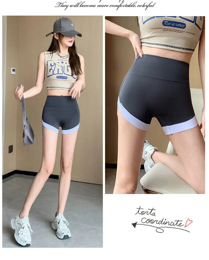 Summer Shark Pants Women Thin Style Leggings High Waist Hip Liftting Traceless Safety Pants Quick Drying and Breathable Shorts