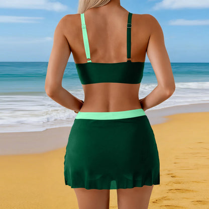 Women Swimsuit Shorts Flowy Two Piece Swimsuits Bathing Swimwear Outdoor Beach Party Bikini Shorts Set Women'S Lingerie Set