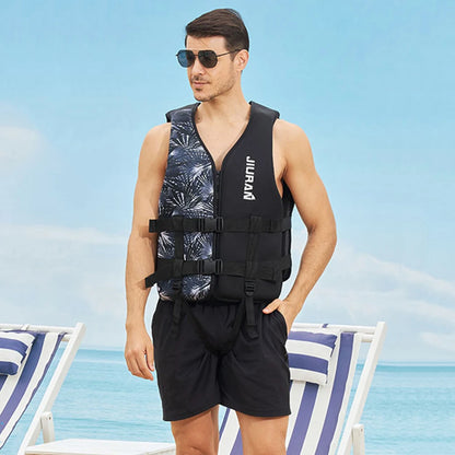 Neoprene Life Jacket Adult Children Life Vest Water Safe Fishing Vest Kayaking Boating Swimming Surfing Drifting Safe Life Vest