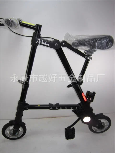 8-Inch Folding Bicycle Multi-Function Mountain Bike Ultralight Portable Bicycle Foldable Mini Non-Slip Road Bike for Kids Adult