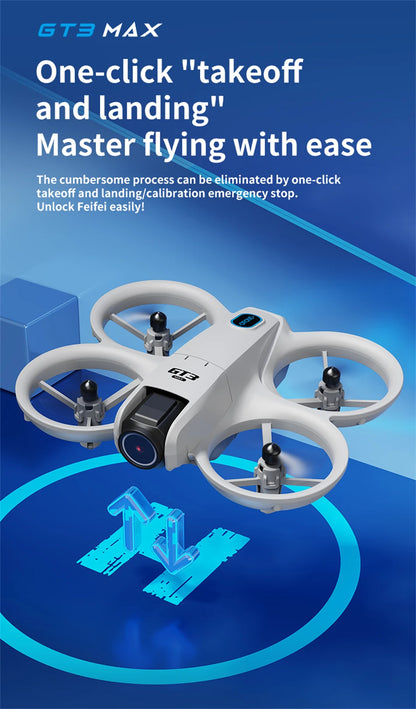 NEW GT3 GPS Drone with 8K HD Dual Cameras 180° FPV 5G WIFI Brushless Motors Intelligence Obstacle Avoidance Foldable Quadcopters