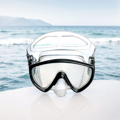Scuba Diving Mask with Nose Cover Scuba Mask Silicone Skirt Diving Goggles Anti-Fog Swimming Goggles for Adults