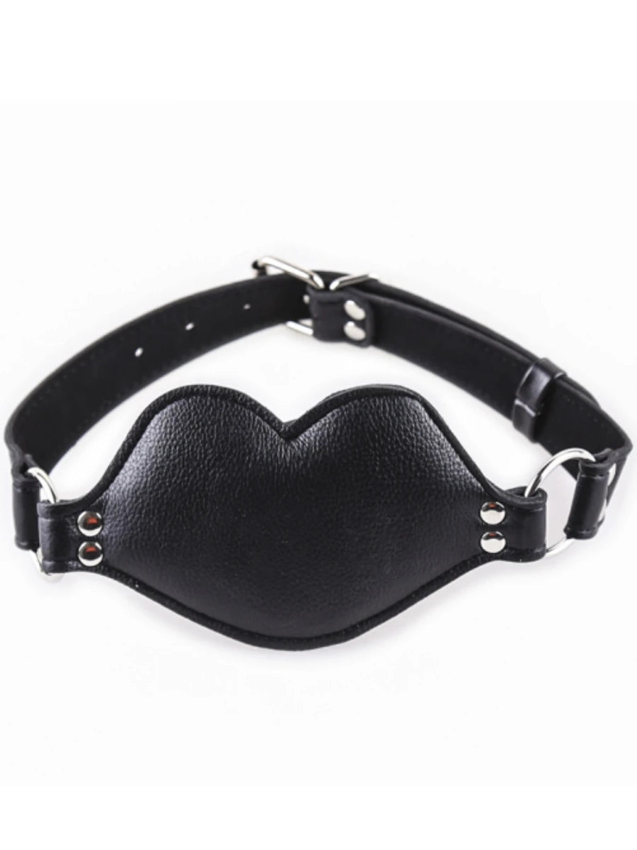Adult Sex Products Silicone Dildos Gag  Leather Harness Open Mouth Gag Bondage BDSM Sex Toys for Couple Adult Games Erotic Toys