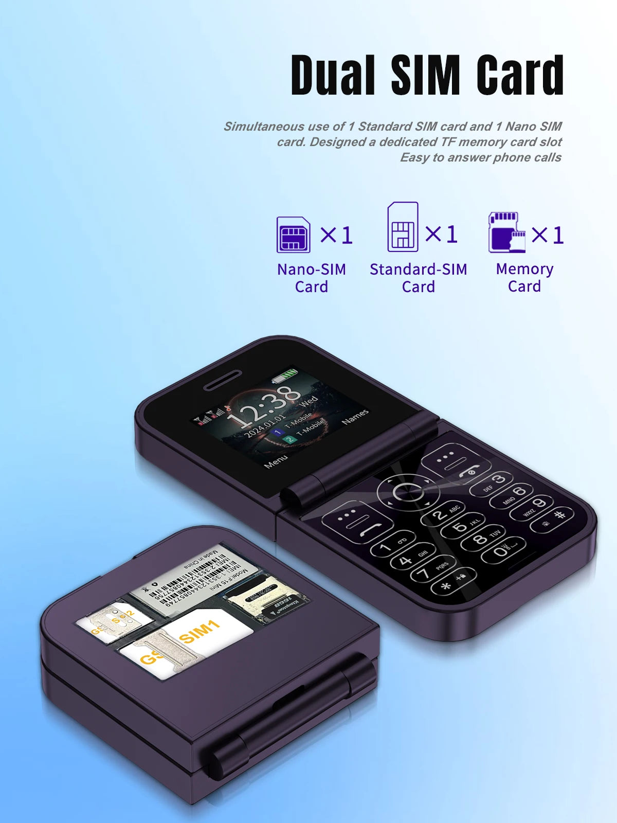 SERVO F15 Mini Small Flip Mobile Phone 2 SIM Standby Speed Dial Magic Voice Flashlight Call Recording 2G GSM Cute Fold Cellphone
