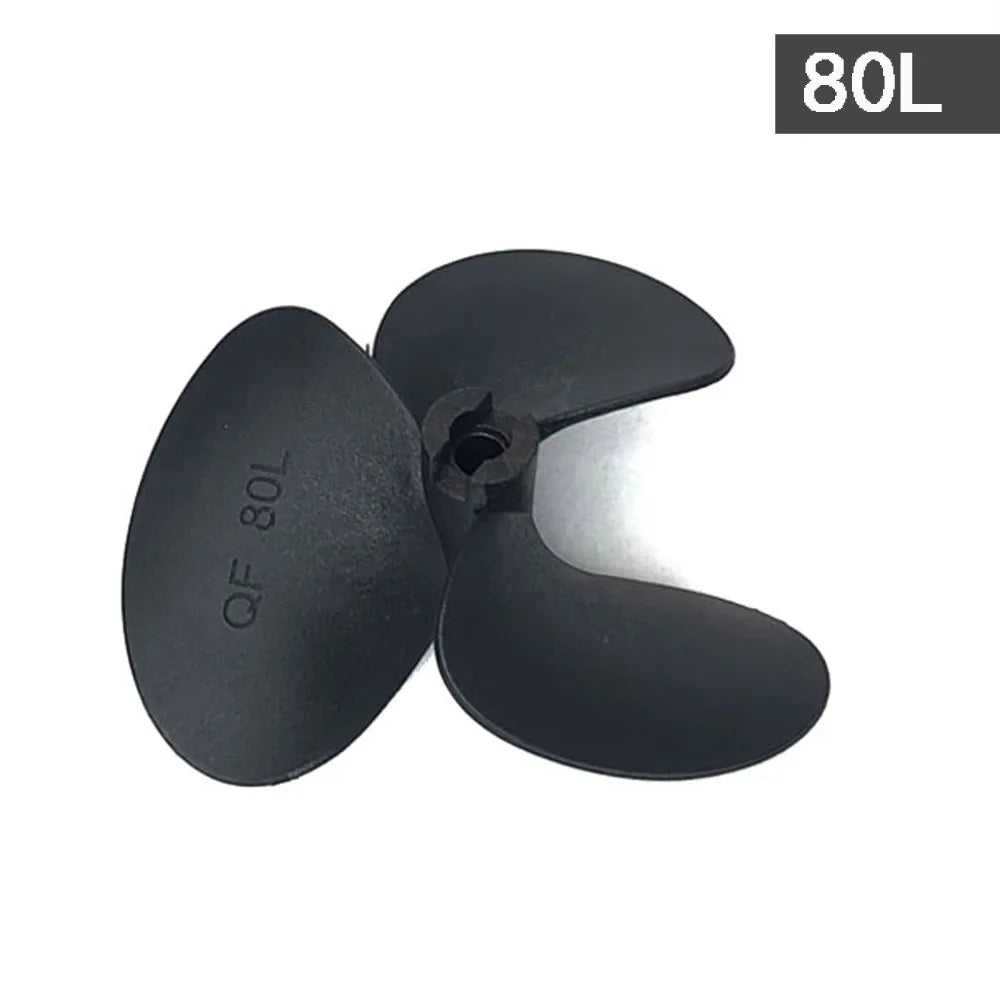 YSIDO 70mm 80mm 90mm 100mm CW/CCW 5.0mm Three Blades Paddle Propeller for RC Boat Simulated Ship Underwater Drone