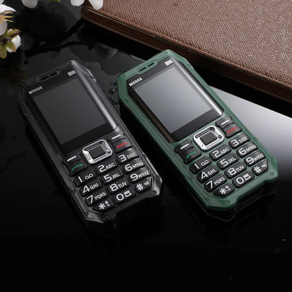 Rugged Mobile Phone M6000 GSM 2G Network 4 SIM Cards Magic Voice 3.5mm Jack 2.4'' Display Big Keyboard Cellphone For Elderly