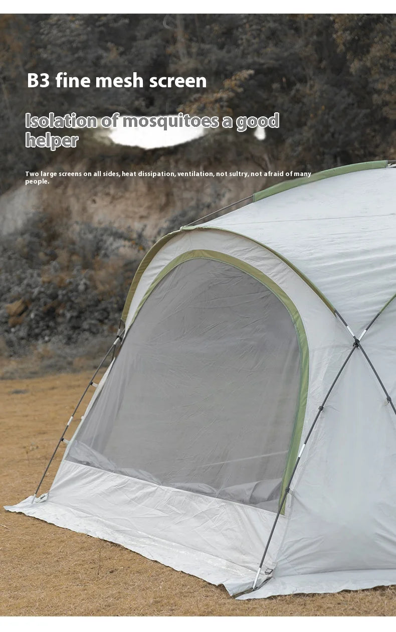 Mountainhiker outdoor camping tent car large shading dome shading family four seasons waterproof anti-mosquito net equipment