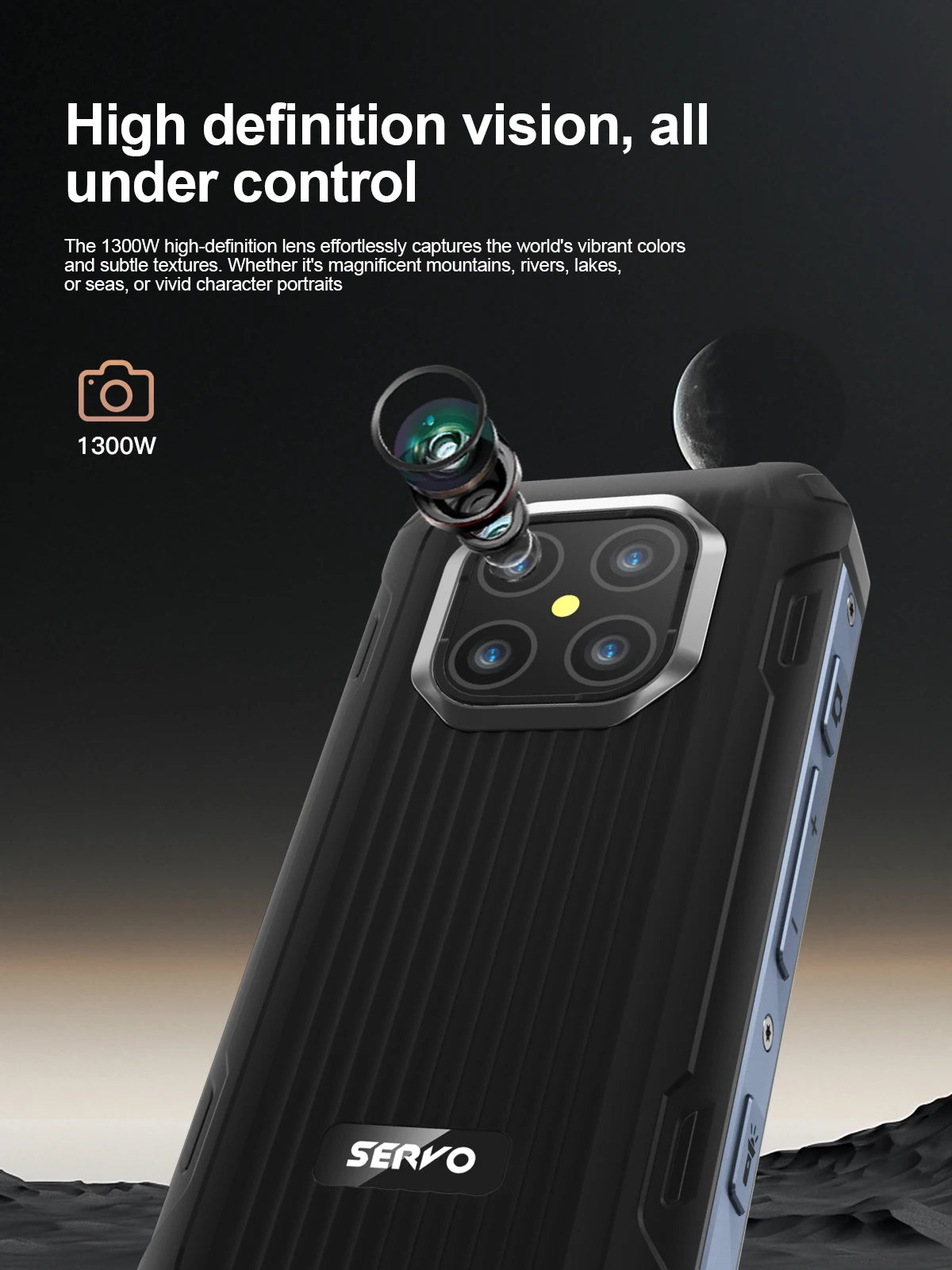 SERVO TANK500 IP68 Waterproof Mini Smart Phone 4G LTE Android 12 RAM 6GB ROM 128GB PTT Network Intercom Small Rugged Smartphones