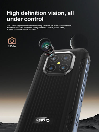 SERVO TANK500 IP68 Waterproof Mini Smart Phone 4G LTE Android 12 RAM 6GB ROM 128GB PTT Network Intercom Small Rugged Smartphones