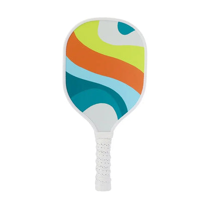 Wooden Pickleball Paddles Non-Slip Colorful Pickle Ball Racket Ribbed Handle Single Racket Pickleball Training Equipment Men