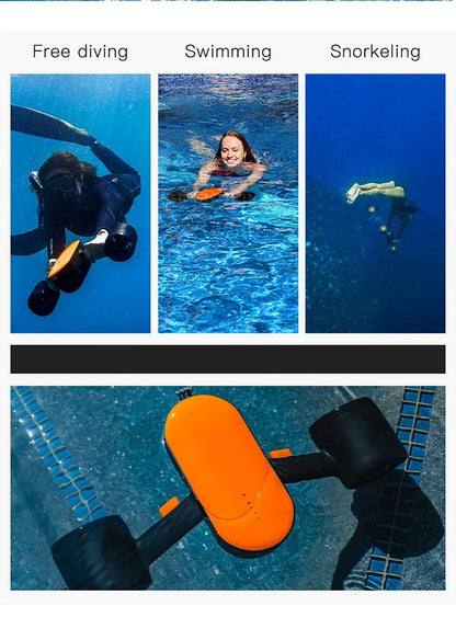 High Speed Electric Under Water Motor Scooter 1.2m/s Electric Underwater Thruster Sea Scooter for Diving Snorkeling