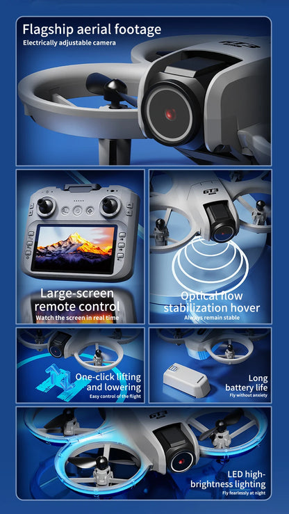 Xiaomi Gt3 Max Drone 8k Hd Aerial Photography Large Screen Optical Flow Positioning Brushless Intelligent Obstacle Avoidance