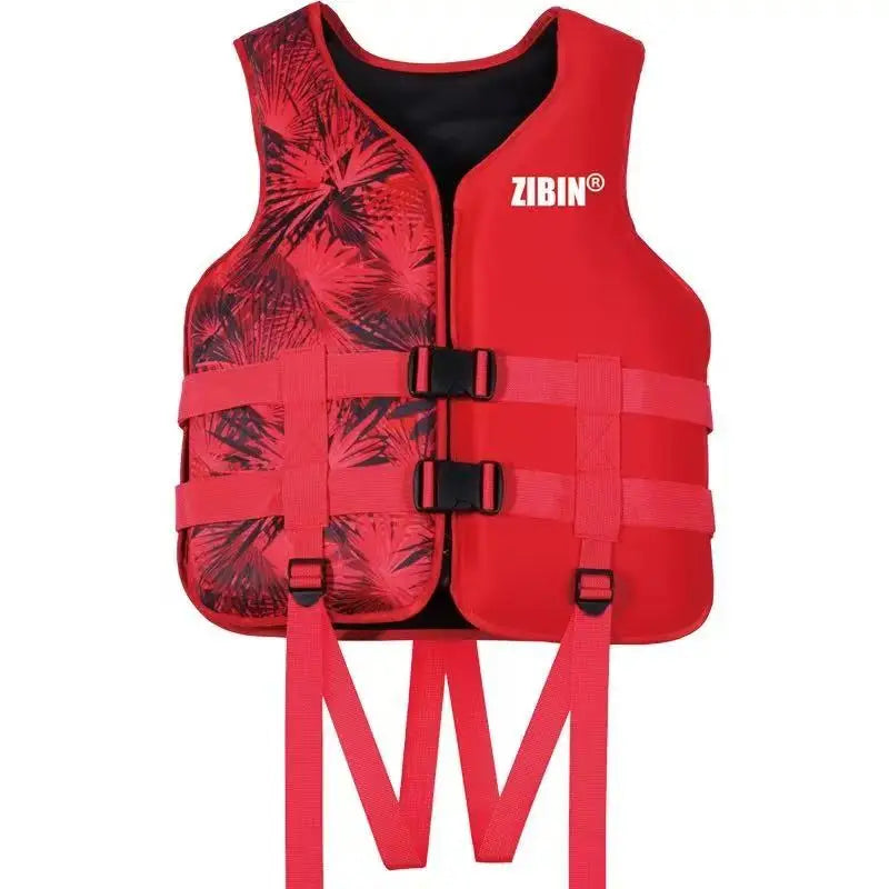 New Life Jacket Neoprene Safety Life Vest Water Sports Fishing Kayaking Boating Swimming Drifting Safety Vest for Adult Children