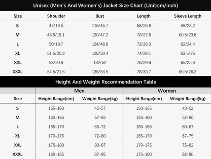 JNLN Unisex Waterproof Fleece Jackets Winter Windproof Thermal Windbreaker Men Women Hiking Camping Skiing Climbing Raincoat