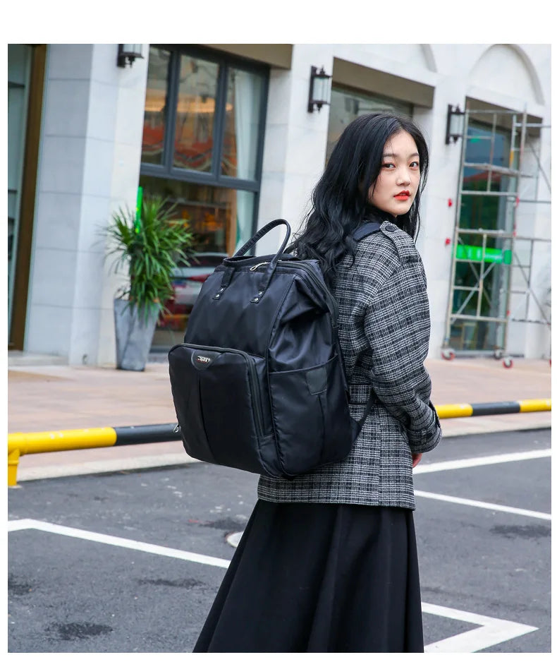 Wheeled bag for travel trolley bags Women travel backpack with wheels Oxford large capacity Travel Rolling Luggage Suitcase Bag