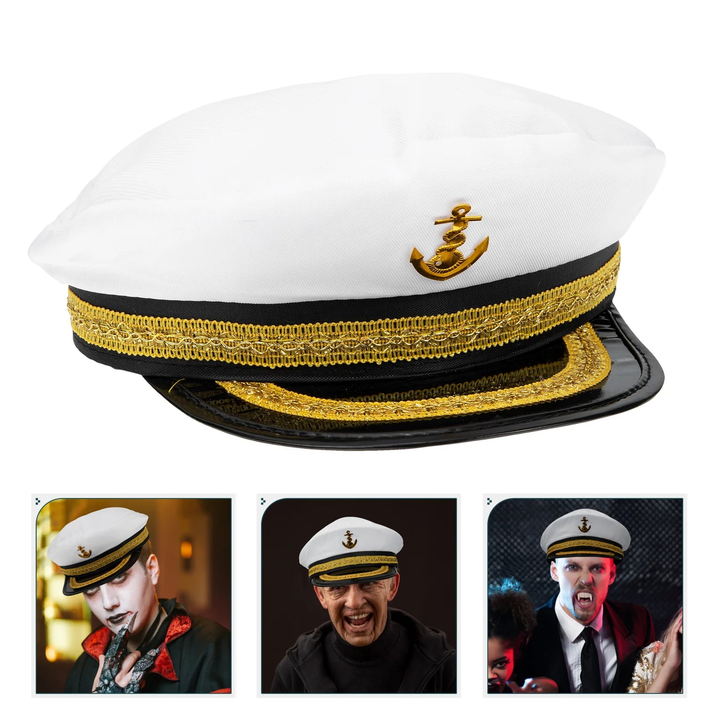 Captain Hat Adult Men Hats For Party Women Costumes Captains Boating Sailor Caps Fashion Decor