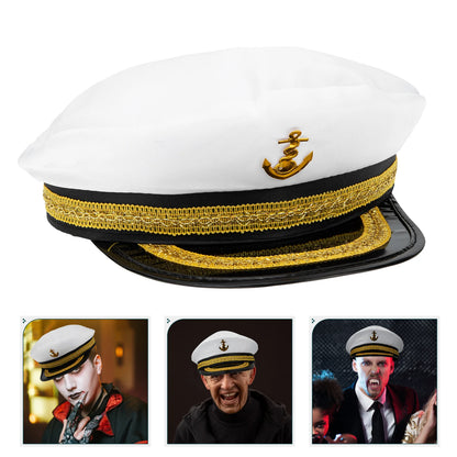 Captain Hat Adult Men Hats For Party Women Costumes Captains Boating Sailor Caps Fashion Decor