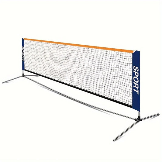 Portable 3m Pickleball Net for Tennis & Badminton Training Quick Setup Lightweight Foldable PE Material No Iron Frame