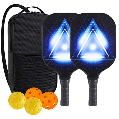 Pickleball Paddle Carbon Fiber USAPA Approved Pickleball Set Sports 6 pieces with packaging Outdoor Beach Tennis Racket