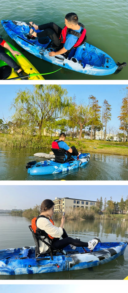 Fin pedal kayak, hard kayak, two sections, three sections, single person, double person, split kayak, splicing type