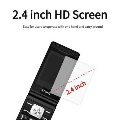 2G GSM Cheap Flip Push-Button Phone For Elderly Durable Quick Call Loud Voice Long Standby Dual Sim Unlocked Foldable Cellphone
