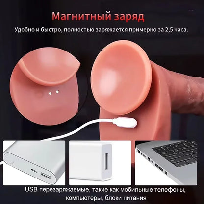 Realistic dildo, waterproof soft glue, female vibrator dildo, anus, vagina, stimulator, suitable for adult sex toys