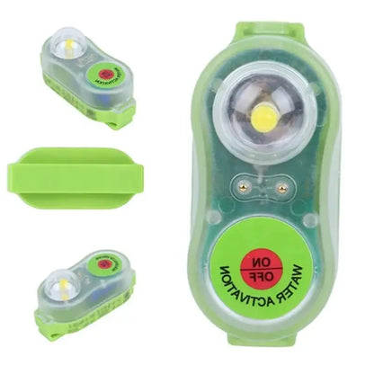 LED Seawater Activated Life Jacket Light Safety Vest for Adult Waterproof Survival Gear Accessory