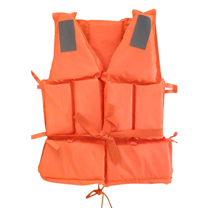 Fishing Life Jacket Swimming Safety Life Vest with Whistle Polyester Survival Suit Buoyancy Jacket for Kayaking Skiing Driving