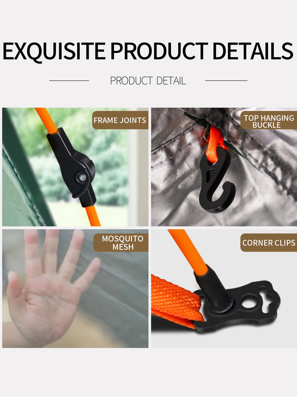 1 Outdoor Camping Tent for Overnight Stay, Fully Automatic, Quick Setup, No Assembly, Foldable, Double Layer