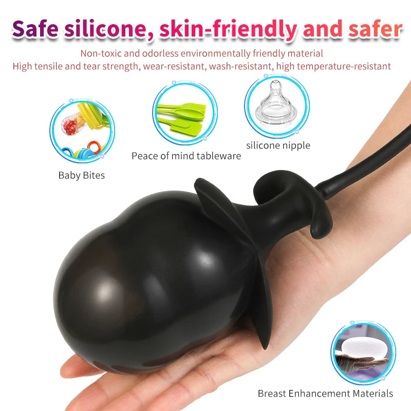 Adult Products Dildo for Anal Toy Expandable Butt Plug Silicone Massager Sex Toy for Women Men Inflatable Anal Plug Backyard Toy