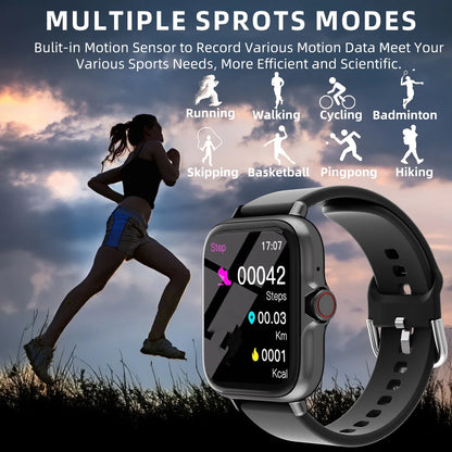 Outdoor Sports Smartwatch Wireless Calling Information Reminder Custom Wallpaper Men Women Multifunctional Smart Watches Music