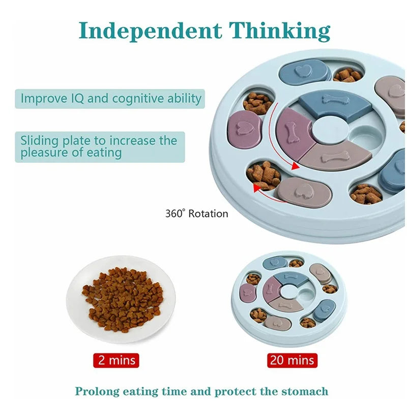 Dog Food Hiding Bowl, Slow Food Training, Dog Educational Toy To Relieve Boredom, Interactive Educational Feeding Toy