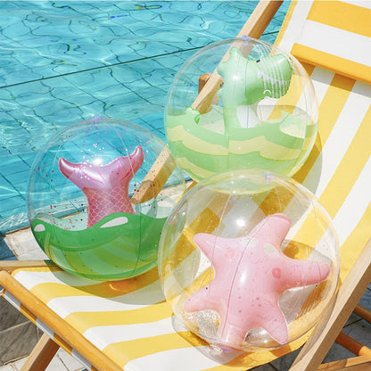 Inflatable Pool Float Swim Pool  Accessory Swim Tube Inflatable Beach Ball Pool Float Ring Summer Water Toys  ﻿
