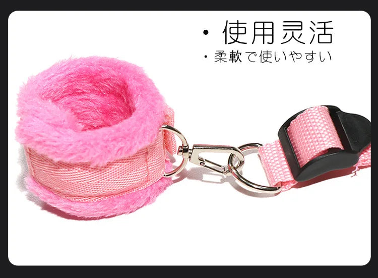 Sex Toys For Woman Couples Bed Handcuffs Gear Bondage Set Ankle Cuff Restraints Strap Adult Game Goods Handcuffs Ankle Cuff Anal