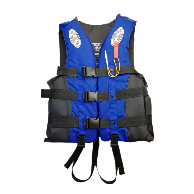Sizes S-XXXL Outdoor Adult Water Activity Lifejacket Adjustable Buoyancy Lifejacket Polyester Children's Lifejacket with Whistle