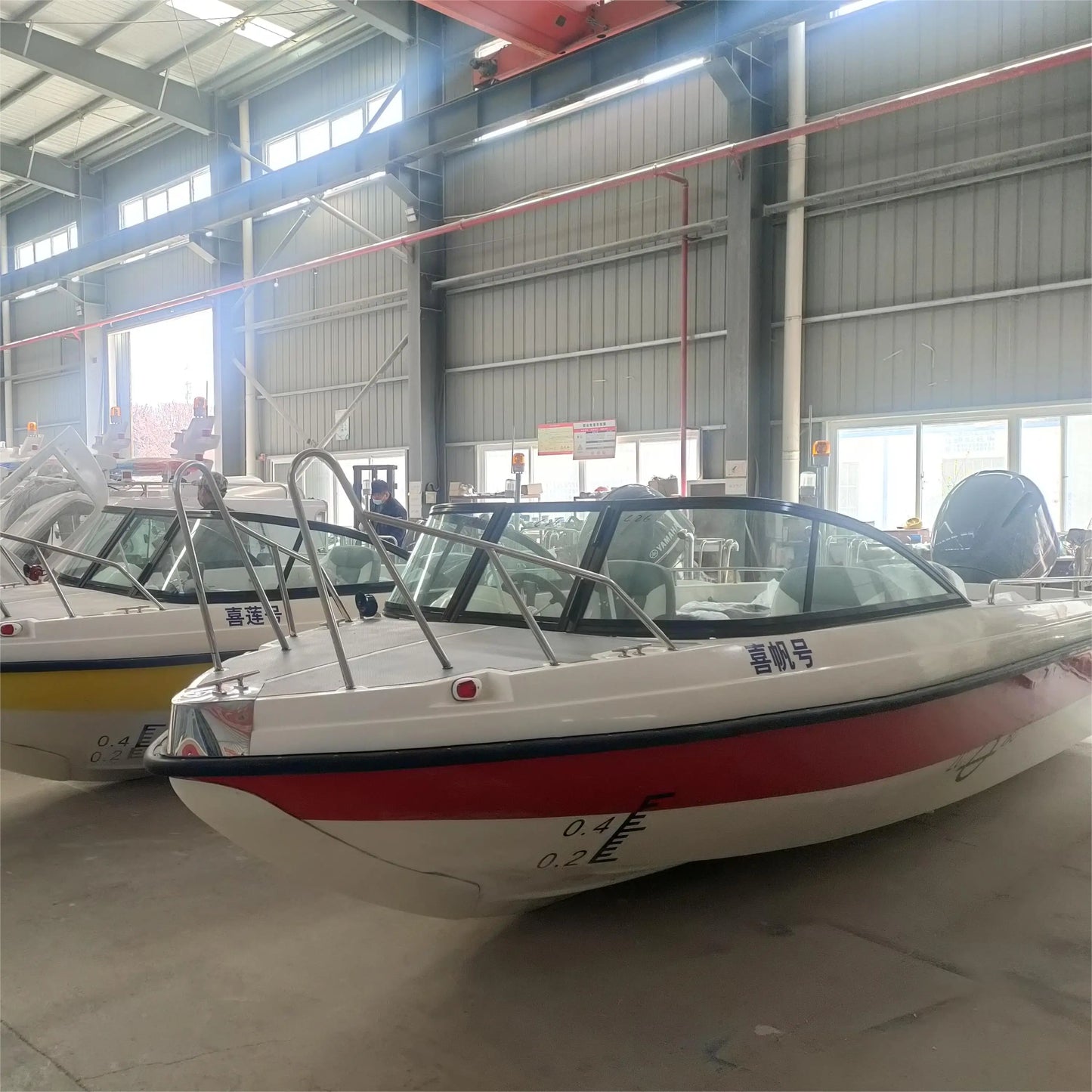 China Factory Cheap 6 Meters 10 Seats  Yacht Luxury Boat Yacht for Water River Park  Sea Beach Tourism