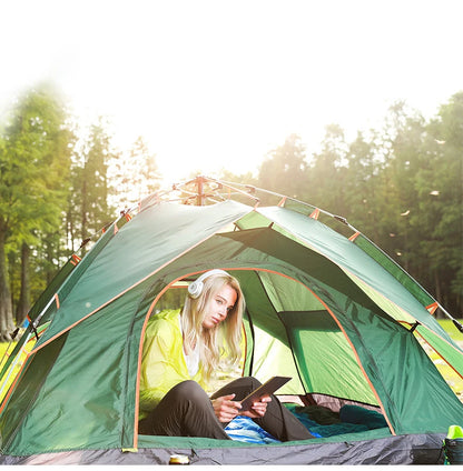 Tienda De Acampar Automatic Camping Tent 2-4 Person Family Tent Portable Backpacking Fully Automatic Tent For Hiking Travel