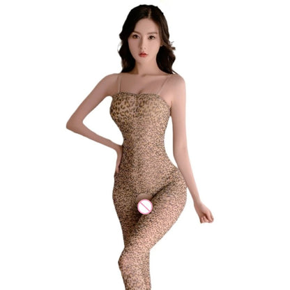 Women Sexy Lingerie Crotchless Porn Fishnet Mesh Erotic Bodysuit Female Stretch Open Crotch Porn Teddy Hollow Out Bodystockings