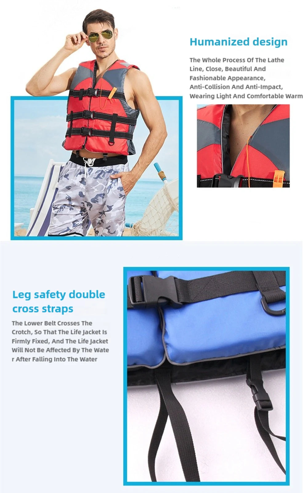 Life Jacket Vest For Adults And Kids,Water Sports Buoyancy Aids Suitable For Fishing,Sailing,Surfing,Boating,Kayaking