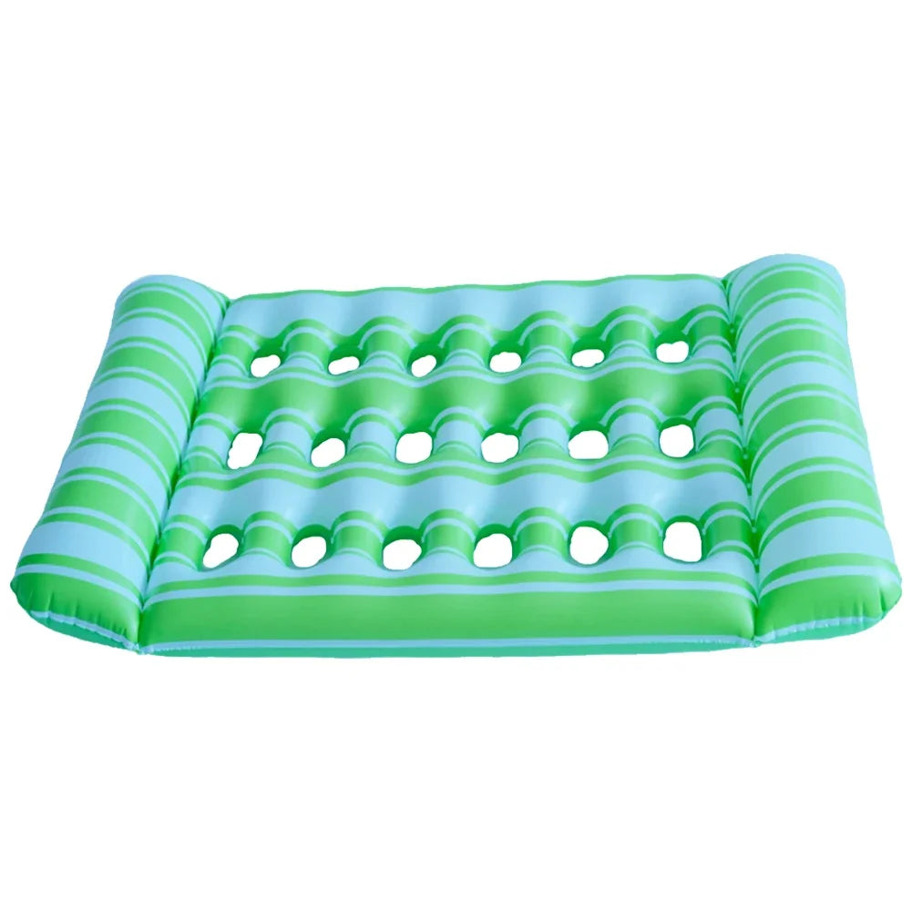 Inflatable Water Sleeping Bed PVC Floating Lounger Air Mattress Water Hammock Float Sun Lounger Swimming Pool Home Accessories